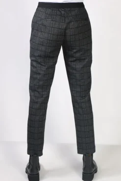 Foil Straight & Narrow Trouser In Check