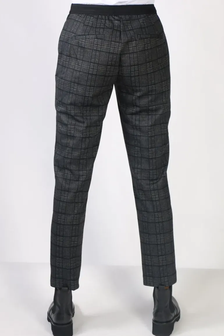 Foil Straight & Narrow Trouser In Check