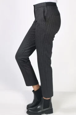 Foil Straight & Narrow Trouser In Stripe