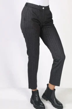 Foil Straight & Narrow Trouser In Stripe