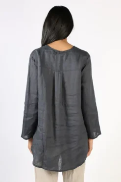 Frockk Adrian Top In Charcoal