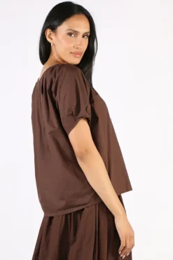 Frockk Ari Top In Chocolate