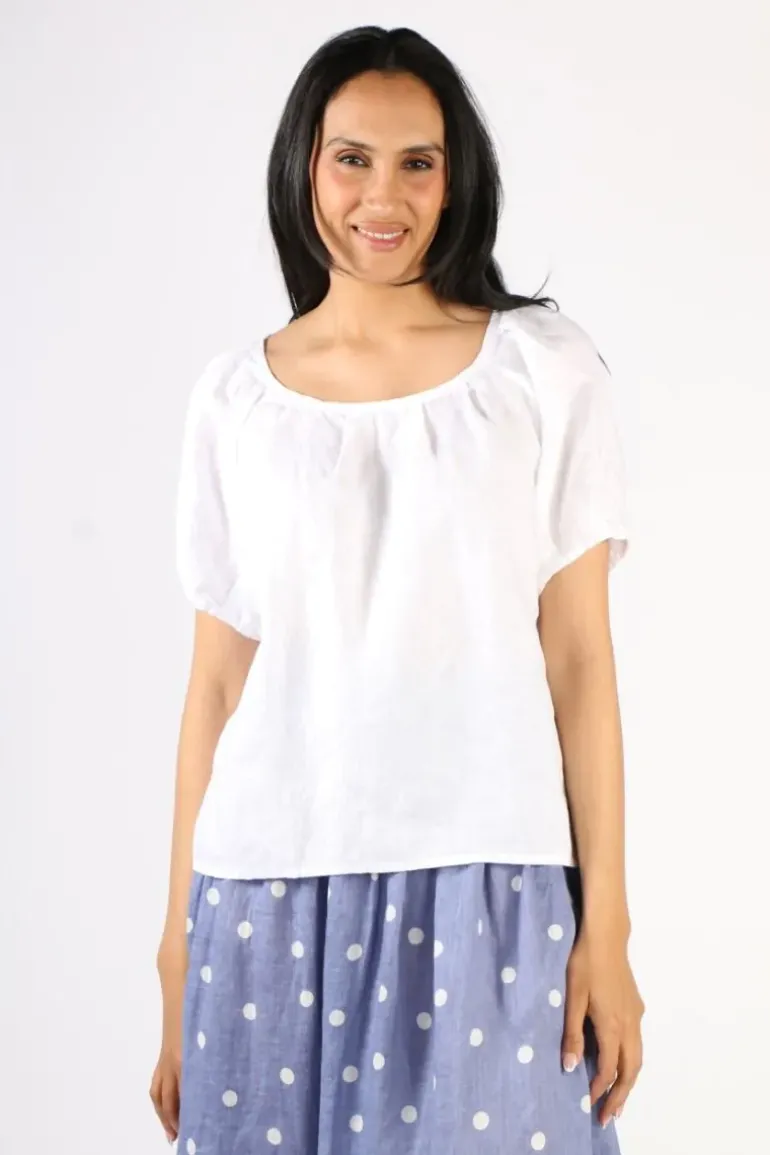 Frockk Ari Top In White