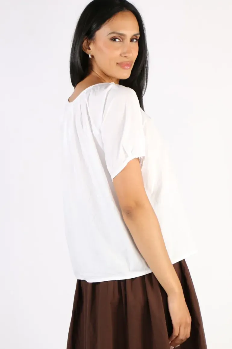 Frockk Ari Top In White