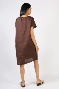 Frockk Laura Dress In Chocolate