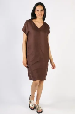 Frockk Laura Dress In Chocolate