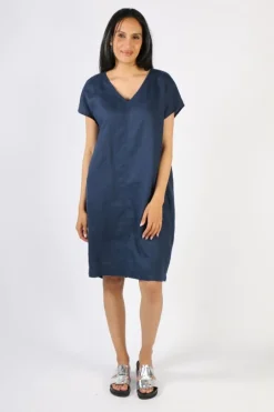 Frockk Laura Dress In Navy