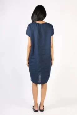Frockk Laura Dress In Navy