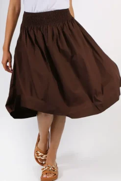 Frockk Lola Skirt In Chocolate