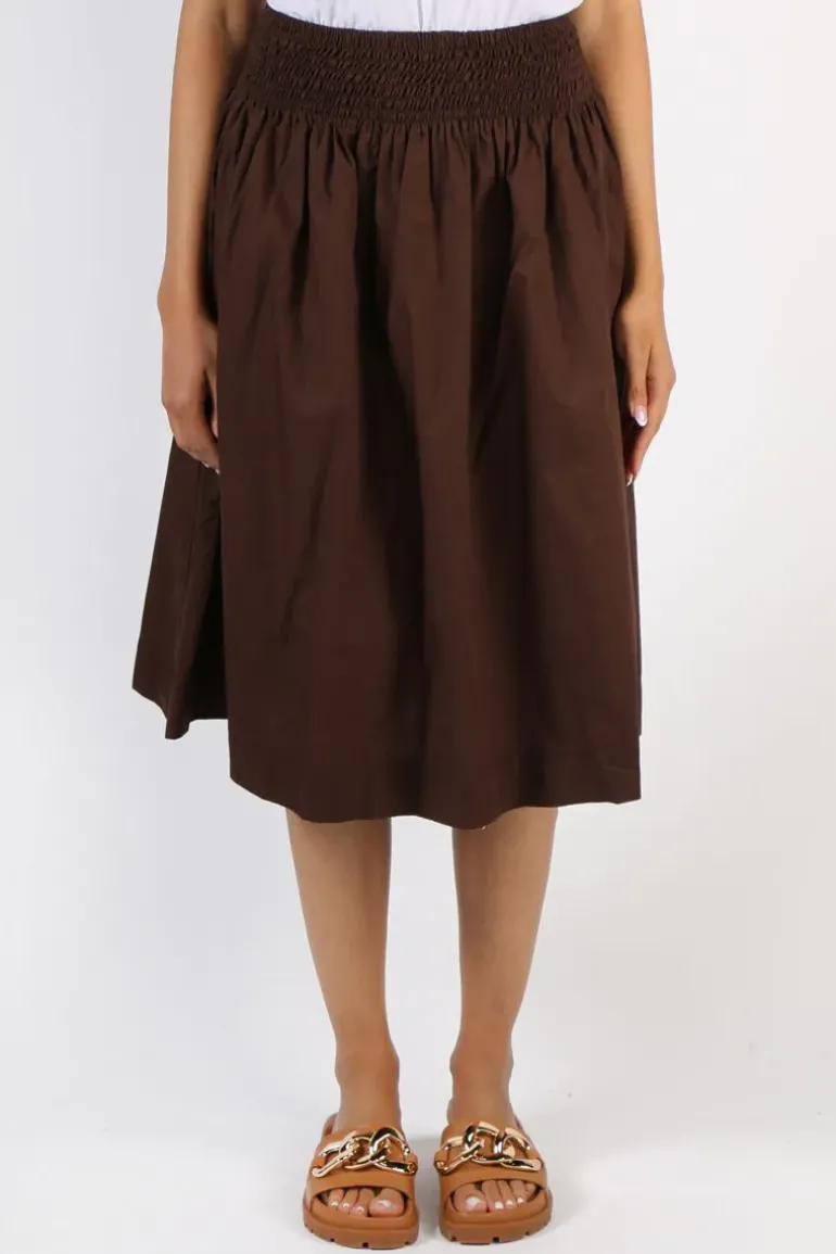 Frockk Lola Skirt In Chocolate