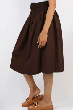 Frockk Lola Skirt In Chocolate
