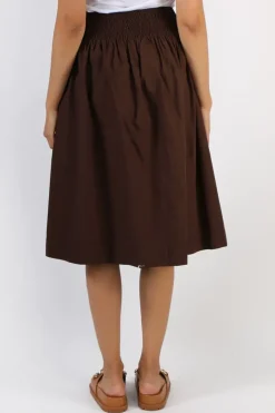 Frockk Lola Skirt In Chocolate