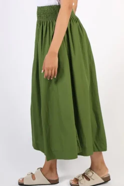 Frockk Lulu Skirt In Moss