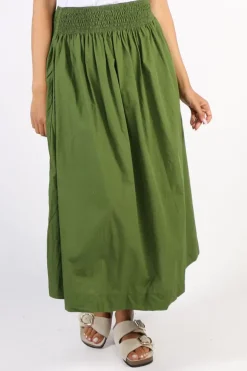 Frockk Lulu Skirt In Moss
