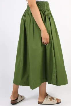 Frockk Lulu Skirt In Moss