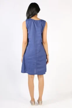Frockk Poppy Dress In Blue