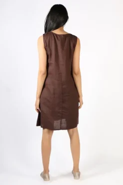 Frockk Poppy Dress In Chocolate