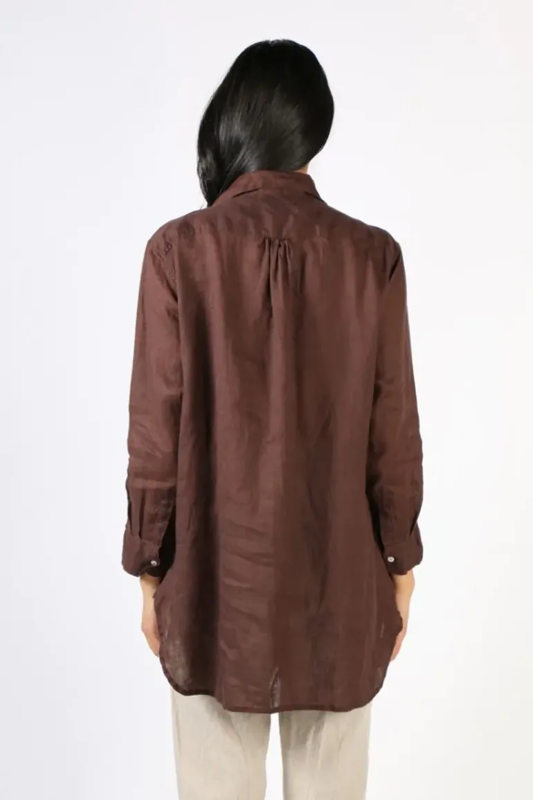 Frockk Sita Shirt In Chocolate