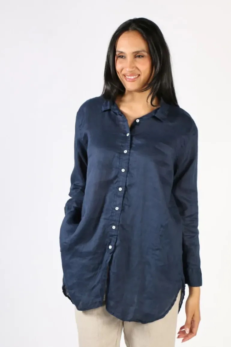 Frockk Sita Shirt In Navy