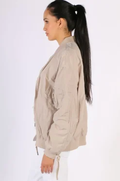 Funky Staff Alba Funky Club Jacket In Cream