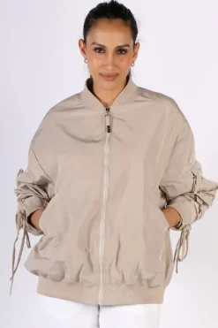 Funky Staff Alba Funky Club Jacket In Cream