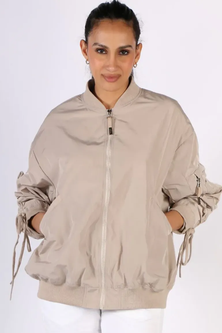 Funky Staff Alba Funky Club Jacket In Cream