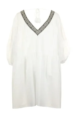 Funky Staff Bree Dress In White