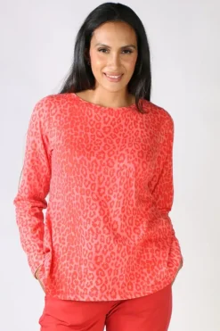 Funky Staff Dolly Leo Tee In Red