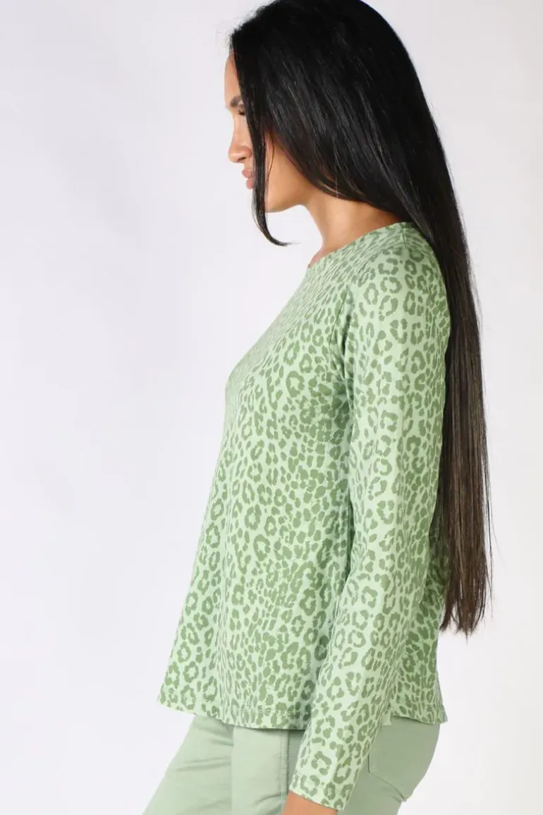 Funky Staff Dolly Leo Tee In Green
