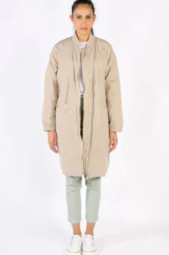 Funky Staff Funky Club Duster Coat In Cream