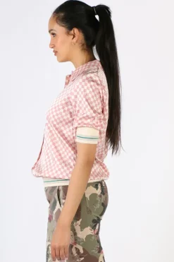 Funky Staff Lenne Mosaic Blouse In Check