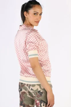Funky Staff Lenne Mosaic Blouse In Check