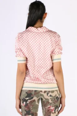 Funky Staff Lenne Mosaic Blouse In Check