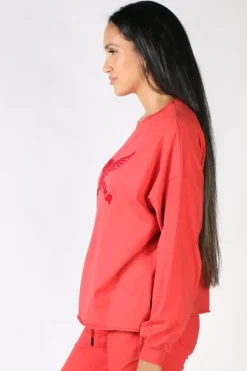 Funky Staff Mania Tee In Red