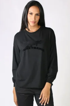 Funky Staff Mania Tee In Black