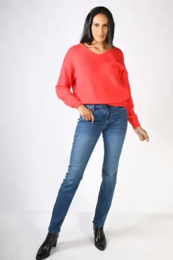 Funky Staff Martina Pullover In Red
