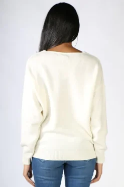 Funky Staff Martina Pullover In White