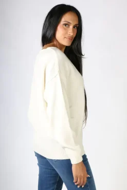 Funky Staff Martina Pullover In White