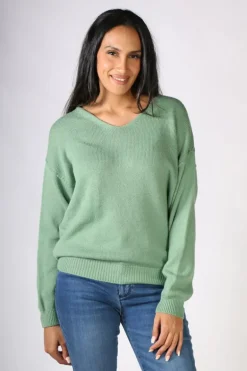 Funky Staff Martina Pullover In Green