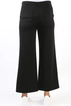 Funky Staff Wide Leg Trouser In Black