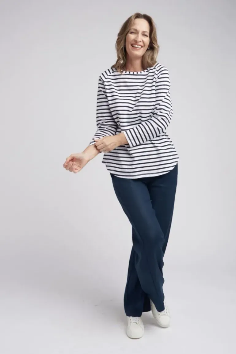 Goondiwindi Cotton Delilah Tee In Navy