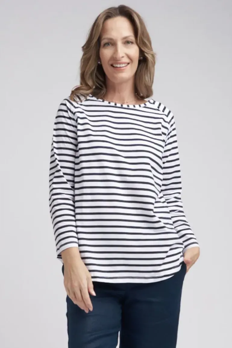 Goondiwindi Cotton Delilah Tee In Navy