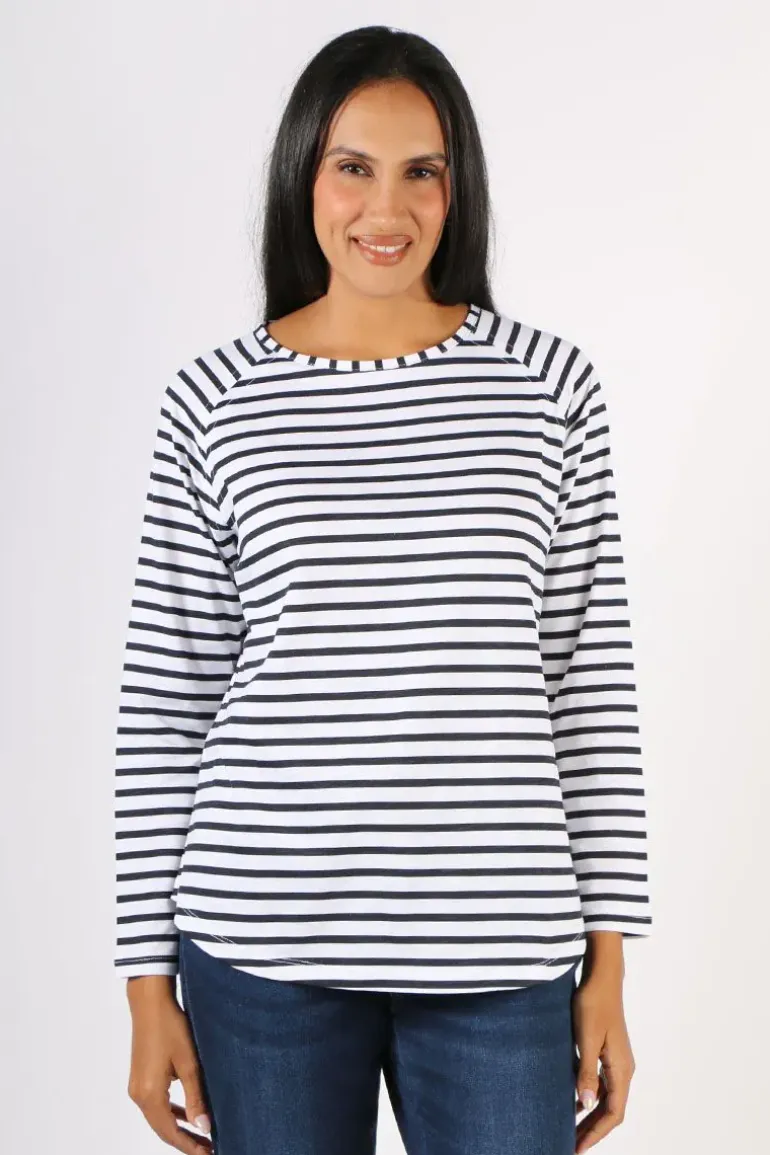 Goondiwindi Cotton Delilah Tee In Navy