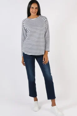 Goondiwindi Cotton Delilah Tee In Navy