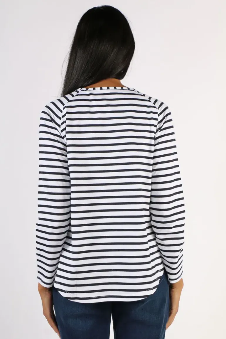 Goondiwindi Cotton Delilah Tee In Navy