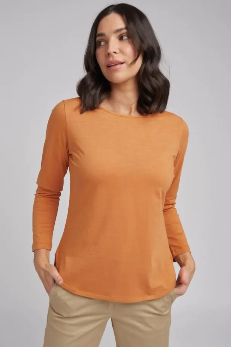 Goondiwindi Cotton Mia Tee In Orange