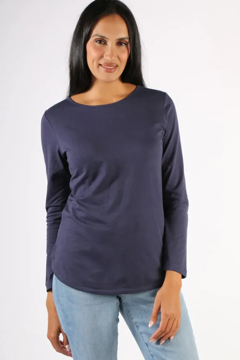 Goondiwindi Cotton Mia Tee In Navy