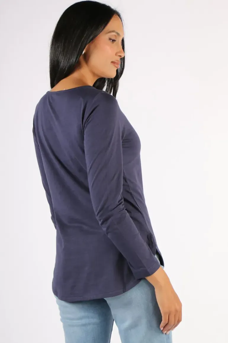 Goondiwindi Cotton Mia Tee In Navy