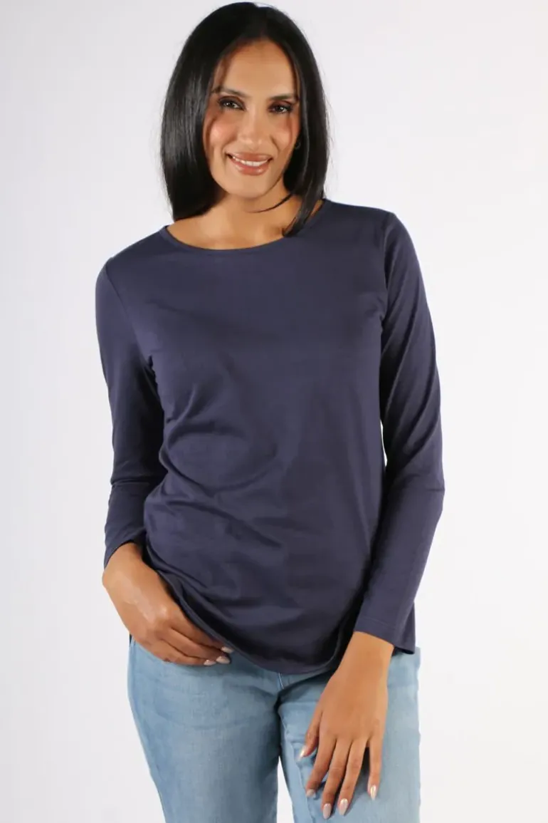 Goondiwindi Cotton Mia Tee In Navy
