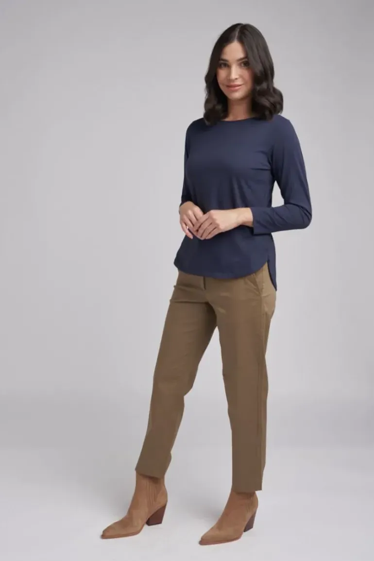 Goondiwindi Cotton Mia Tee In Navy